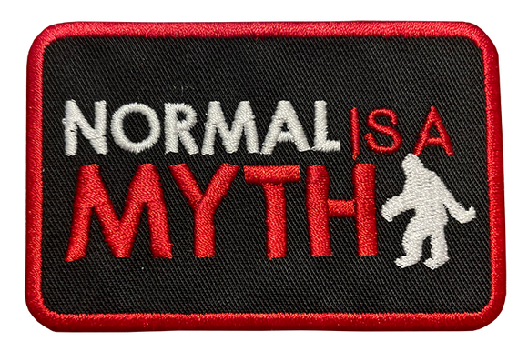 Normal is a Myth (Bigfoot) Patch (Embroidered)