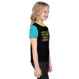 Holding It Together with Pins, Rods & Screws (Color Block Unisex Kids Crew Neck T-shirt)