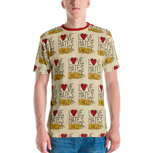 Love Hates Labels (Men's Crew Neck T-shirt)