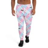 Disability Themed Small Patchwork (Men's Joggers) Pastel Colors