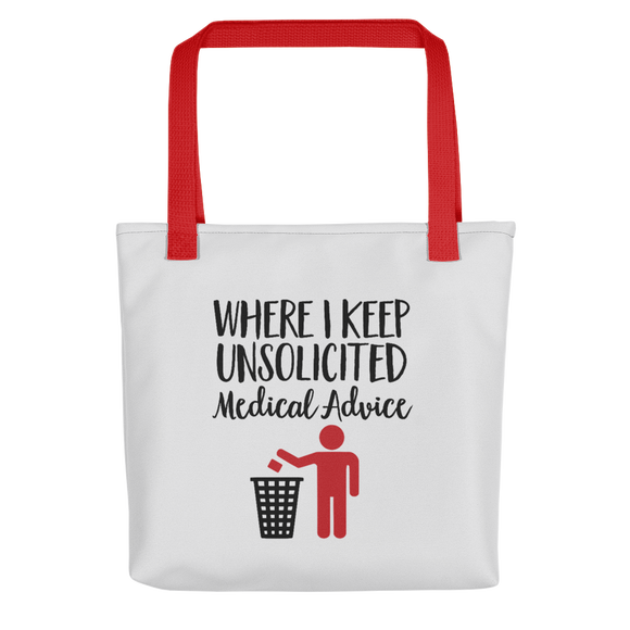 Unsolicited Medical Advice (Tote Bag) Standing Version