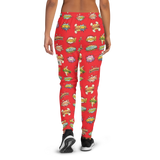 Not All Heroes Use Stairs (Women's Joggers) Comic Book Speech Bubbles Pattern