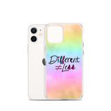 Different Does Not Equal Less (As Seen on Netflix's Raising Dion) Colorful iPhone Case