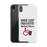 Unsolicited Medical Advice iPhone Case