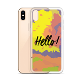 Hello! (Friendly) Colorful iPhone Case