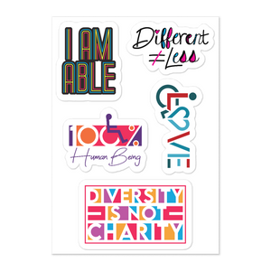 Diversity & Inclusion (Disability Sticker Sheet)