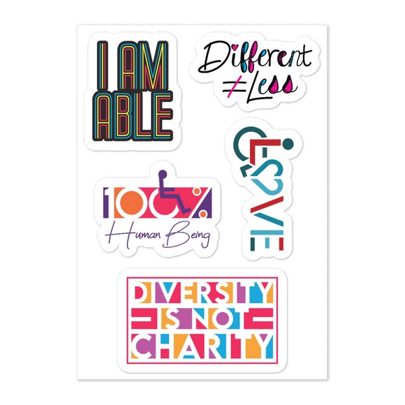 Diversity & Inclusion (Disability Sticker Sheet)