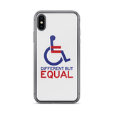 Different but Equal (Disability Equality Logo) iPhone Case
