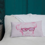 I Love Pink (Esperanza - Raising Dion) Pillow 20x12 or 18x18