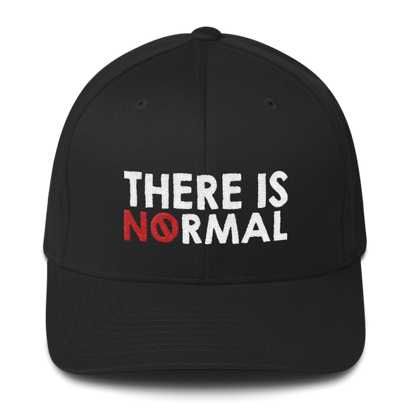 There is No Normal (Text Only Design) Structured Twill Cap