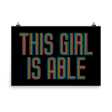 This Girl is Able (Poster)