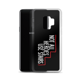 Not All Heroes Use Stairs (Black Samsung Case)