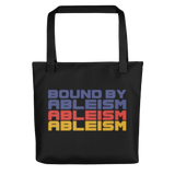 Bound by Ableism (Halftone Tote Bag)