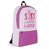 Sass is Never Wasted (Backpack)
