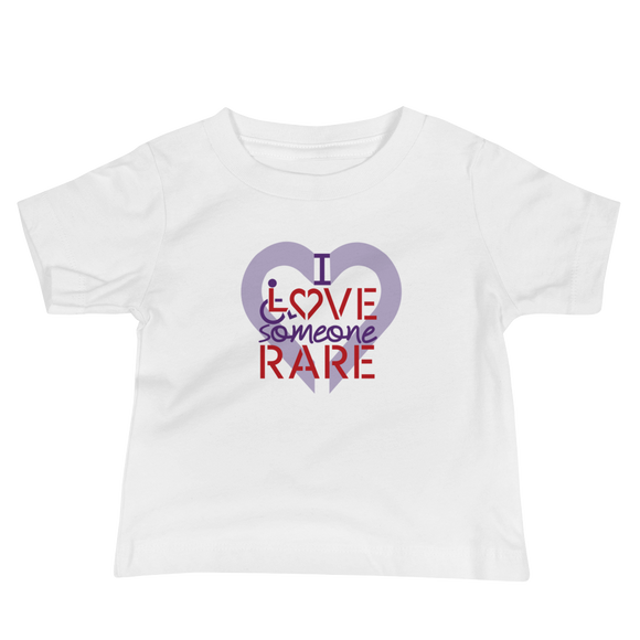 baby shirt I Love Someone with a Rare Condition medical disability disabilities awareness inclusion inclusivity diversity genetic disorder