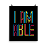 I am Able (Poster)