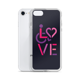 LOVE (for the Special Needs Community) iPhone Case Stacked Design 2 of 3