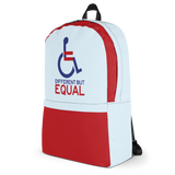 Different but Equal (Disability Equality Logo) Backpack
