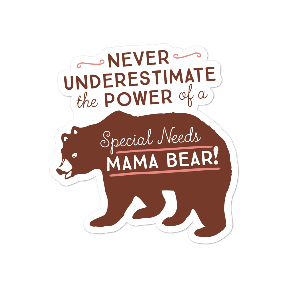 Never Underestimate the power of a Special Needs Mama Bear