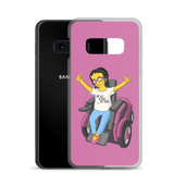 Esperanza From Raising Dion (Yellow Cartoon) Not All Actors Use Stairs Pink Samsung Case