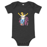 Esperanza From Raising Dion (Yellow Cartoon) Not All Actors Use Stairs Baby Onesie