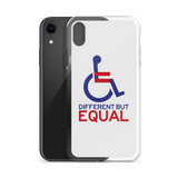 Different but Equal (Disability Equality Logo) iPhone Case