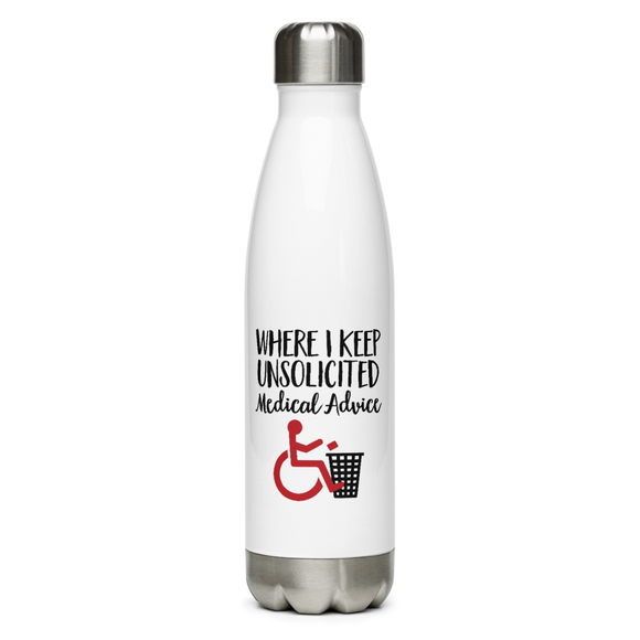 Unsolicited Medical Advice (Stainless Steel Water Bottle)