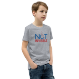 Not Invisible (Youth Light Color T-Shirts)
