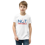 Not Invisible (Youth Light Color T-Shirts)