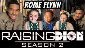 Pics with Rome Flynn on Set of Raising Dion Season 2
