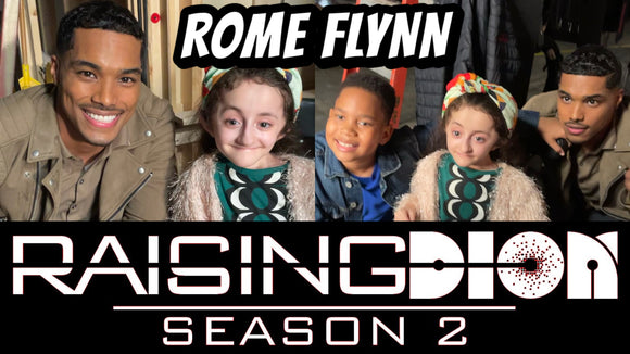 Pics with Rome Flynn on Set of Raising Dion Season 2