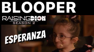 Esperanza Blooper in Raising Dion Season 2