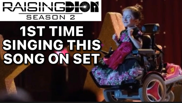 1st Time Singing this on Set of Raising Dion Season 2