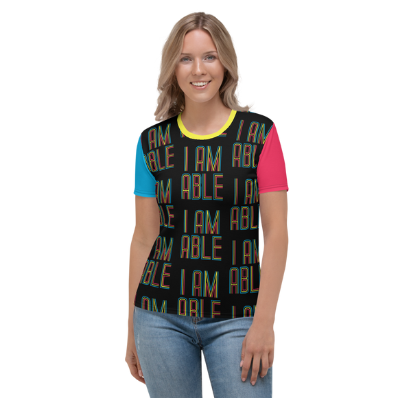 High Quality Women's Crew Neck T-Shirts for the Disability Community 