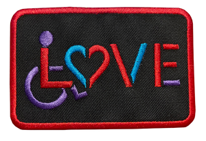 LOVE (for the Disability Community) Embroidered Patch