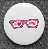Sassy & Pink 5 Pin Buttons Set