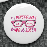 Sassy & Pink 5 Pin Buttons Set