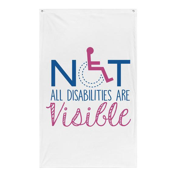 Not All Disabilities are Visible (Flag)