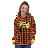 COVID Denial is Ableism (Pattern Unisex Hoodie)