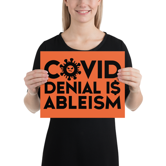 COVID Denial is Ableism (Poster)