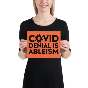 COVID Denial is Ableism (Poster)