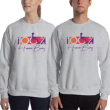 sweatshirt 100% Human Being disabled handicapped disability special needs awareness inclusivity acceptance activism