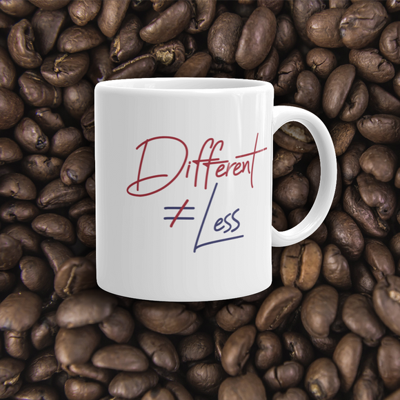 mug Netflix's Raising Dion Esperanza Sammi Haney Different Does Not Equal Less T-Shirt