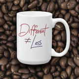mug Netflix's Raising Dion Esperanza Sammi Haney Different Does Not Equal Less T-Shirt