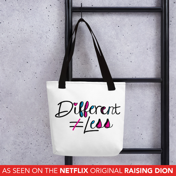 Tote Bag Netflix's Raising Dion Esperanza Sammi Haney Different Does Not Equal Less