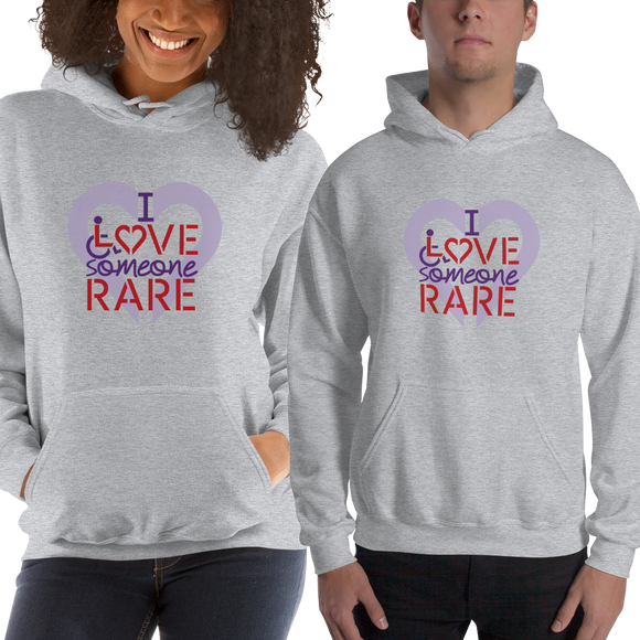hoodie I Love Someone with a Rare Condition medical disability disabilities awareness inclusion inclusivity diversity genetic disorder