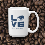 coffee mug love sees no limits halftone eye luv heart disability special needs expectations future