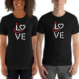 Shirt showing love for the special needs community heart disability wheelchair diversity awareness acceptance disabilities inclusivity inclusion