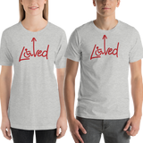 shirt Loved arrow love disability disabilities wheelchair impaired special needs parent awareness diversity inclusion inclusivity acceptance