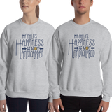 sweatshirt My Child’s Happiness is Not Handicapped special needs parent parenting mom dad mother father disability disabled disabilities wheelchair
